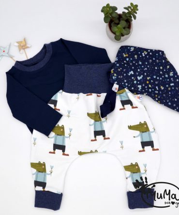Set 1 Kroko Blau