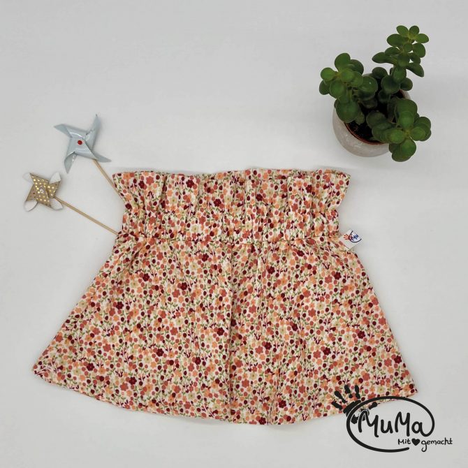 Rock Paperbag Musselin Miniblumen