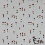 Bio French Terry Einzelne Blume