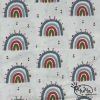 Pumphose - Bio-Jersey - Regenbogen, Weiss