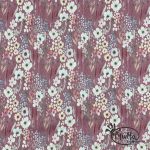Ripp Jersey Blume Altrosa