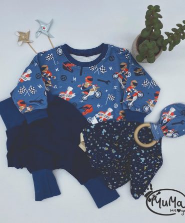 Set 1: Pumphose, Oversizedsweater & Spuckerle