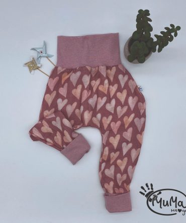 Pumphose Musseline Herzen
