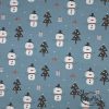 Pumphose - French-Terry-Schneemann-Tanne